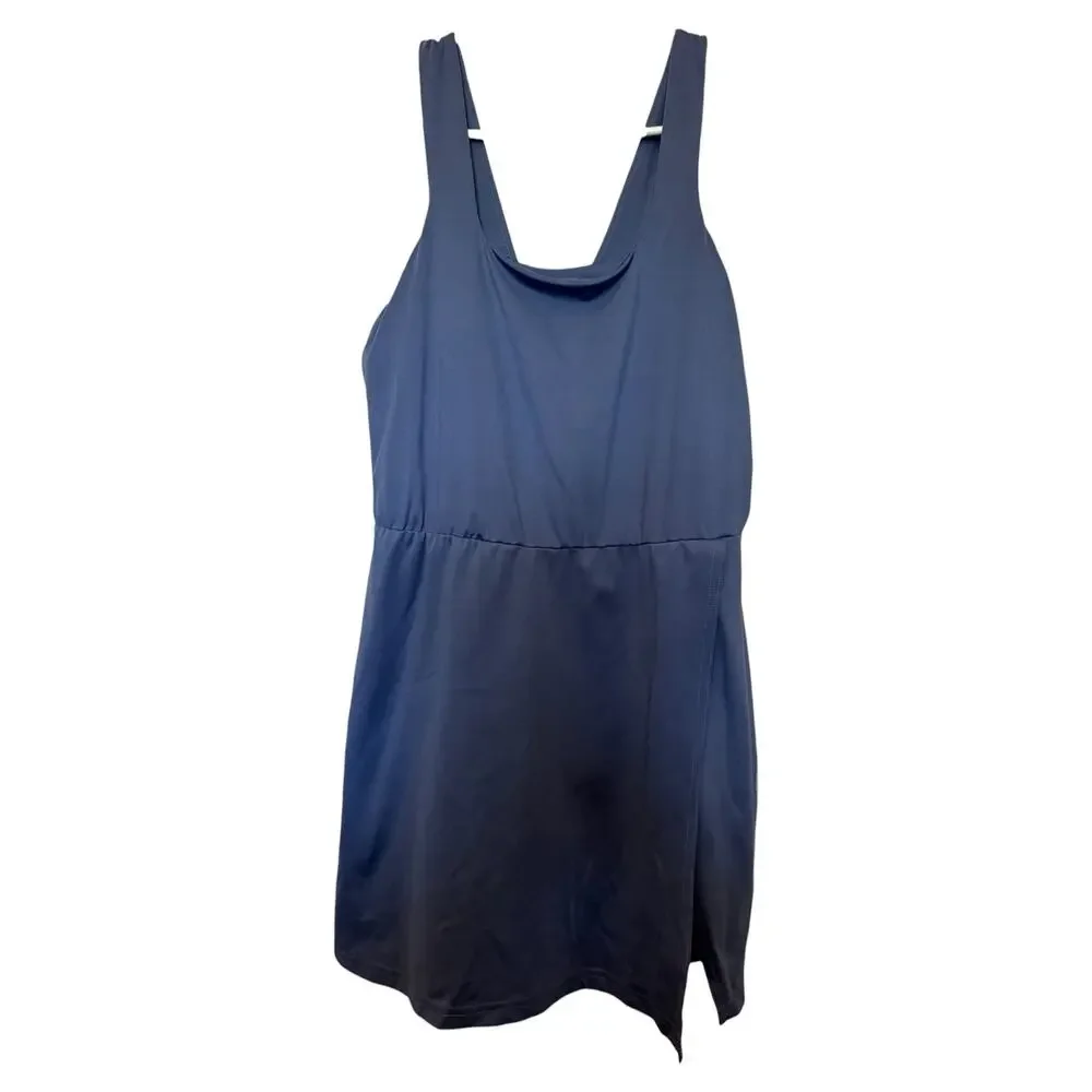 All in Motion Athletic Romper Dress Built-In Shorts Blue Size Medium - Picture 2 of 8